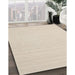 Machine Washable Contemporary Desert Sand Beige Rug in a Family Room, wshcon2423