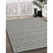 Machine Washable Contemporary Dark Gray Rug in a Family Room, wshcon2425