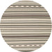 Sideview of Contemporary Khaki Green Southwestern Rug, con2426