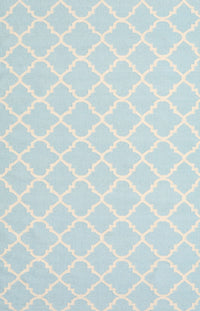 Machine Washable Contemporary Light Steel Blue Rug, wshcon2427