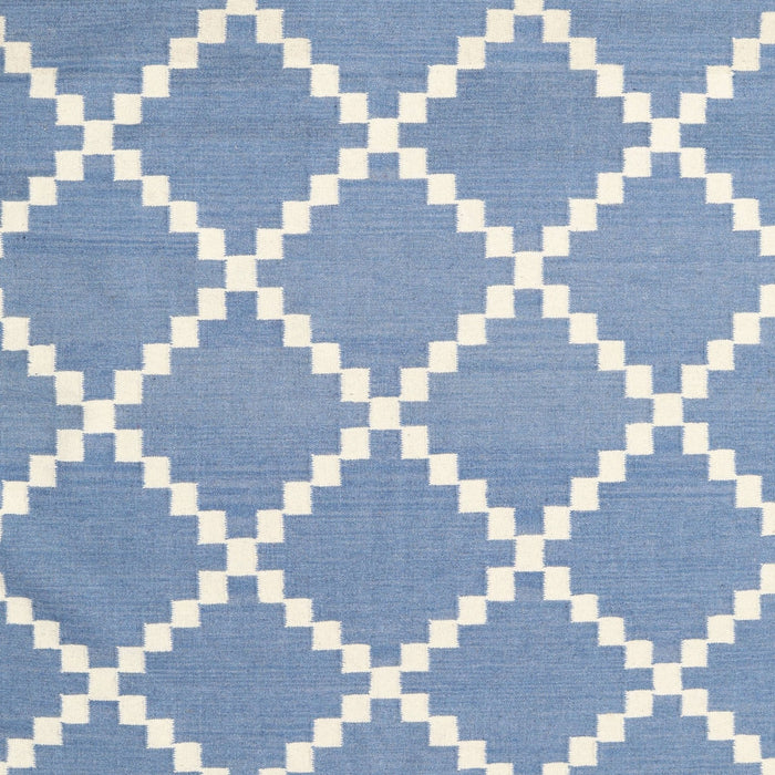 Contemporary Light Steel Blue Modern Rug, con2428