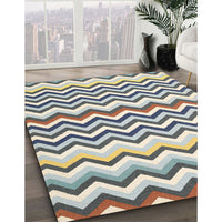 Contemporary Gray Modern Rug, con2429