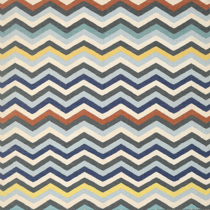 Square Contemporary Gray Modern Rug, con2429