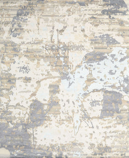 Contemporary Silver Pink Modern Rug, con2430