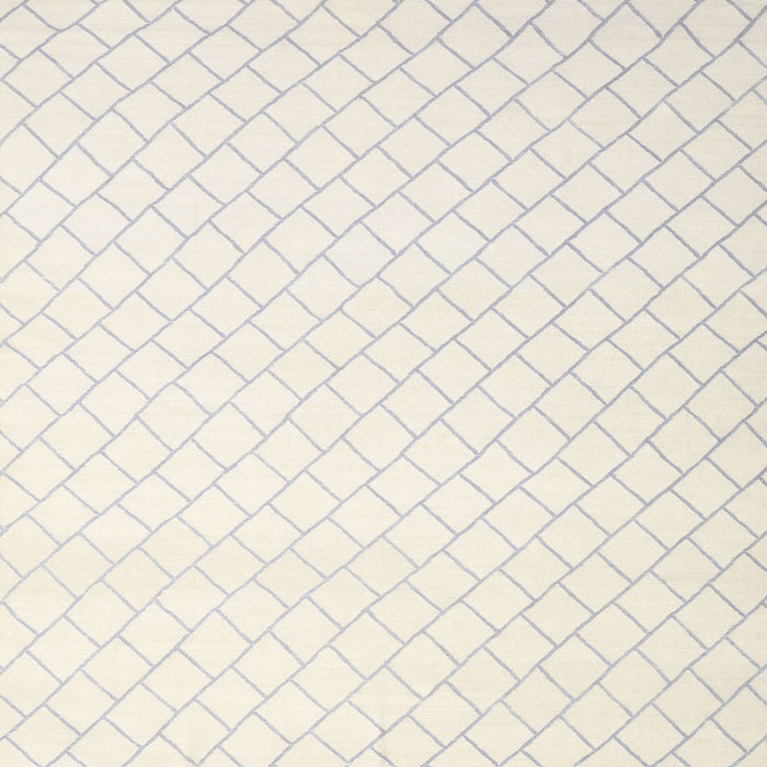 Sideview of Machine Washable Contemporary Dark White Beige Rug, wshcon2431