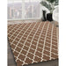 Machine Washable Contemporary Sienna Brown Rug in a Family Room, wshcon2435