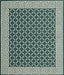 Contemporary Green Modern Rug, con2438