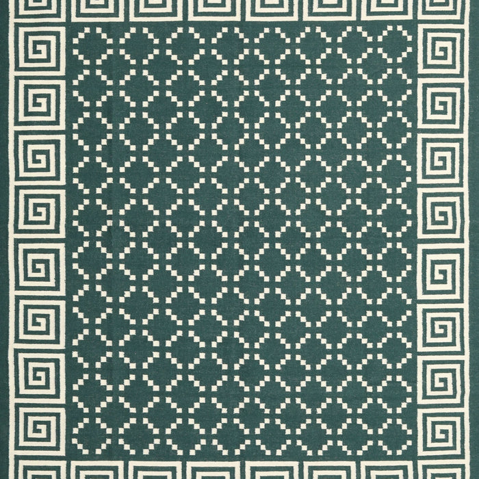 Contemporary Green Modern Rug, con2438