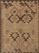 Contemporary Saddle Brown Southwestern Rug, con2440