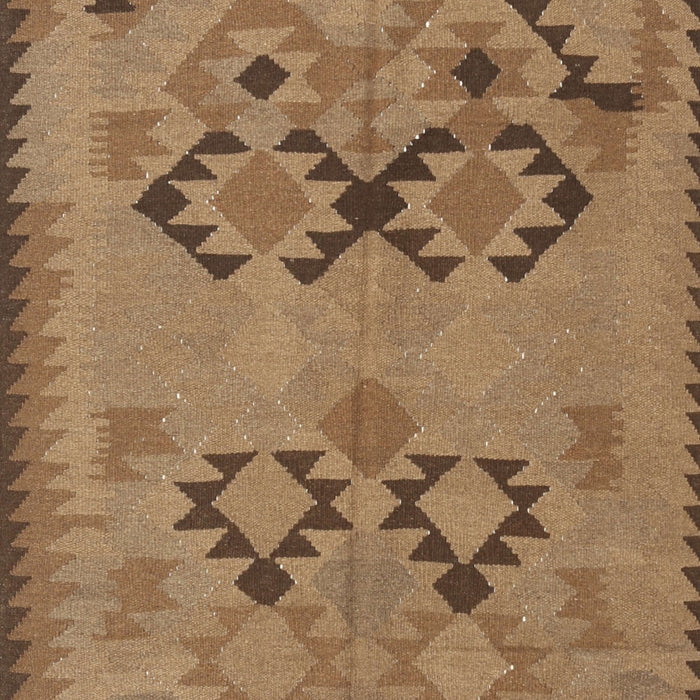 Contemporary Saddle Brown Southwestern Rug, con2440