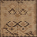 Sideview of Machine Washable Contemporary Saddle Brown Rug, wshcon2440