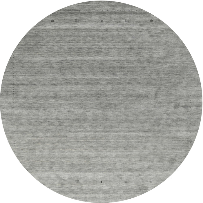Square Machine Washable Contemporary Dark Gray Rug, wshcon2447