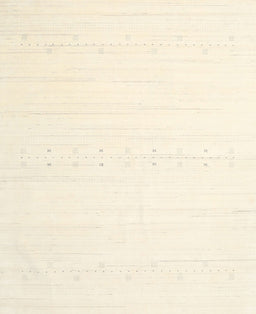 Contemporary Peach Beige Solid Rug, con2450