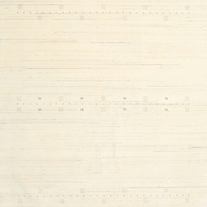 Contemporary Peach Beige Solid Rug, con2450