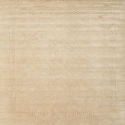 Square Contemporary Brown Solid Rug, con2453