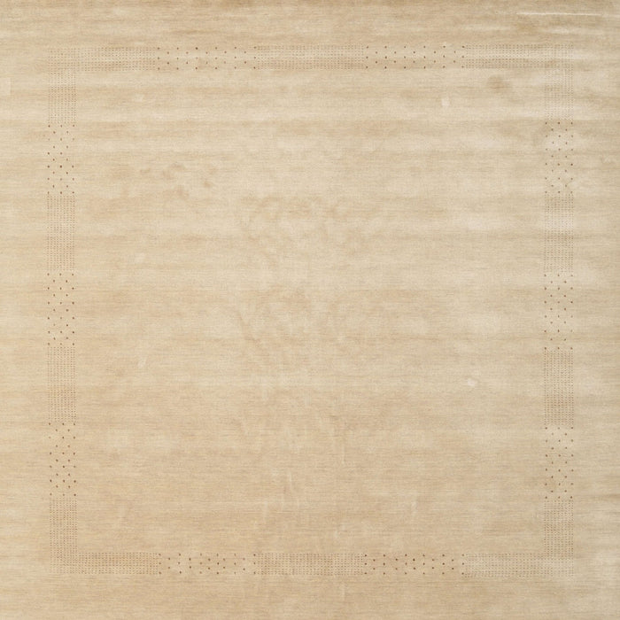 Square Contemporary Brown Solid Rug, con2453