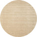 Sideview of Contemporary Brown Solid Rug, con2453