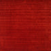 Square Contemporary Neon Red Modern Rug, con2455