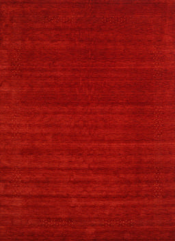 Machine Washable Contemporary Neon Red Rug, wshcon2455