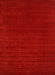 Machine Washable Contemporary Neon Red Rug, wshcon2455