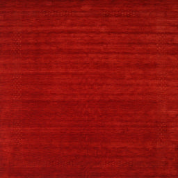 Sideview of Machine Washable Contemporary Neon Red Rug, wshcon2455