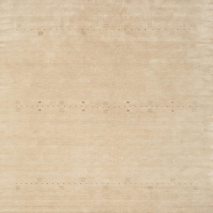 Square Contemporary Brown Solid Rug, con2457