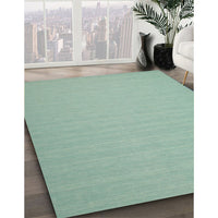 Contemporary Blue Green Modern Rug, con245