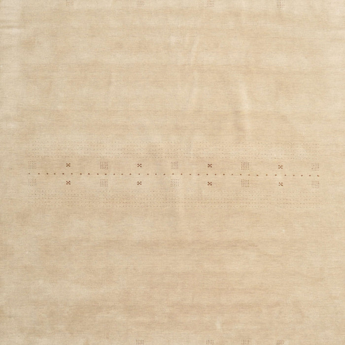 Contemporary Yellow Solid Rug, con2461