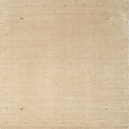 Sideview of Machine Washable Contemporary Yellow Rug, wshcon2464