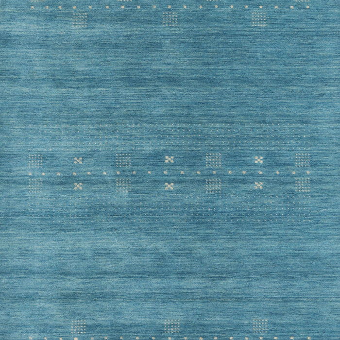 Machine Washable Contemporary Blue Ivy Blue Rug, wshcon2470