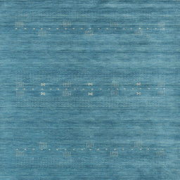 Sideview of Machine Washable Contemporary Blue Ivy Blue Rug, wshcon2470