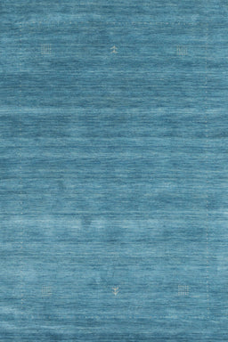 Contemporary Bright Navy Blue Modern Rug, con2473