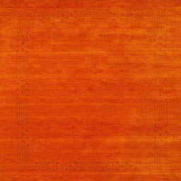 Sideview of Machine Washable Contemporary Red Rug, wshcon2475