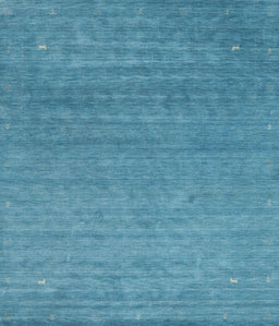Machine Washable Contemporary Blue Ivy Blue Rug, wshcon2477