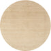 Sideview of Contemporary Yellow Solid Rug, con2478