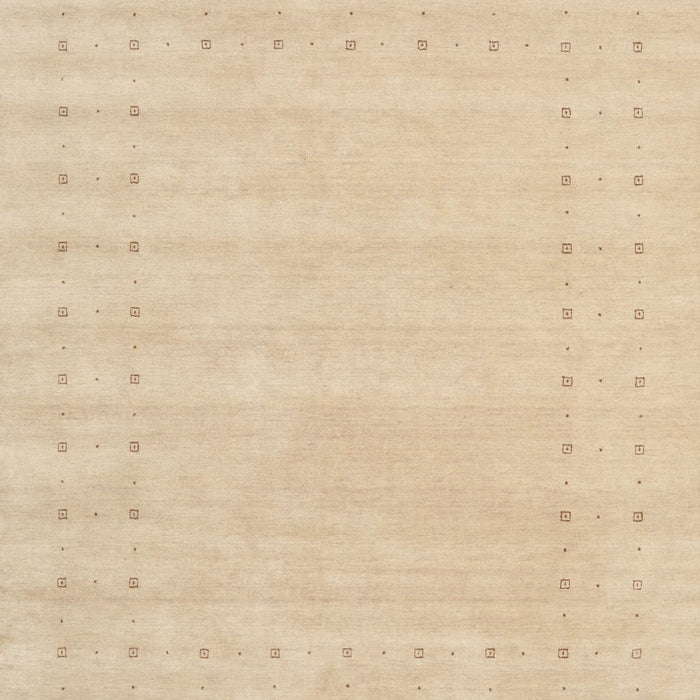 Contemporary Yellow Solid Rug, con2479