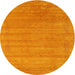 Square Machine Washable Contemporary Dark Orange Rug, wshcon2483