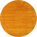 Sideview of Contemporary Dark Orange Modern Rug, con2483