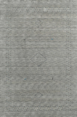 Contemporary Dark Gray Modern Rug, con2484