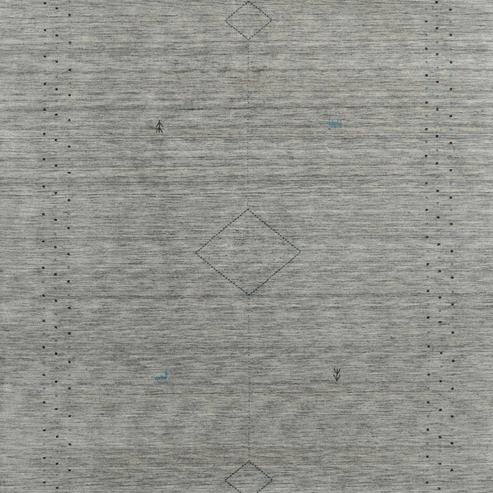 Contemporary Dark Gray Modern Rug, con2484