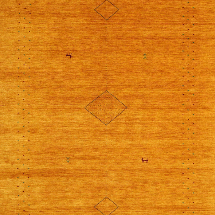 Contemporary Dark Orange Modern Rug, con2485