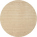 Sideview of Contemporary Brown Solid Rug, con2488