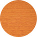 Sideview of Contemporary Orange Red Modern Rug, con248