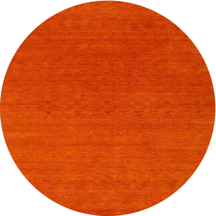 Square Machine Washable Contemporary Red Rug, wshcon2492