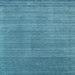 Square Contemporary Blue Ivy Blue Modern Rug, con2493