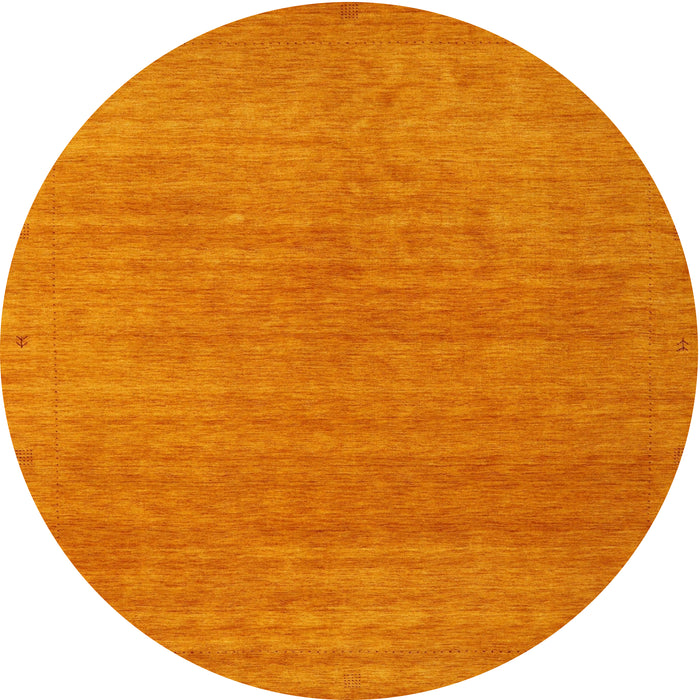 Sideview of Contemporary Orange Red Modern Rug, con2497