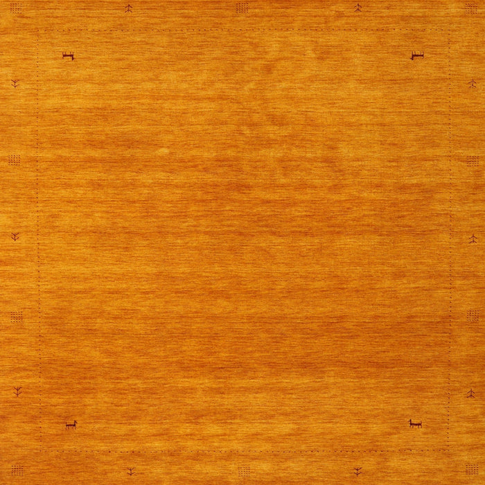 Sideview of Machine Washable Contemporary Orange Red Rug, wshcon2497