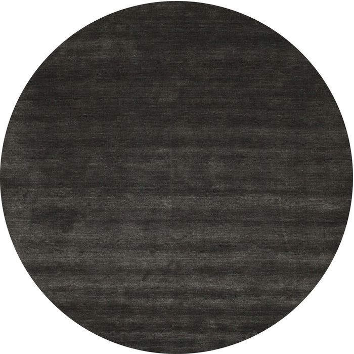 Square Machine Washable Contemporary Charcoal Black Rug, wshcon24
