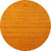 Sideview of Contemporary Orange Red Modern Rug, con2501