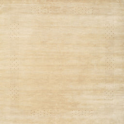 Square Contemporary Brown Gold Solid Rug, con2509